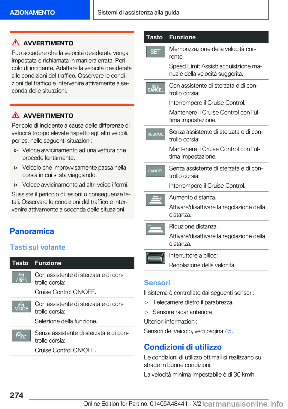 BMW X7 2022  Libretti Di Uso E manutenzione (in Italian) �A�V�V�E�R�T�I�M�E�N�T�O
�P�u�