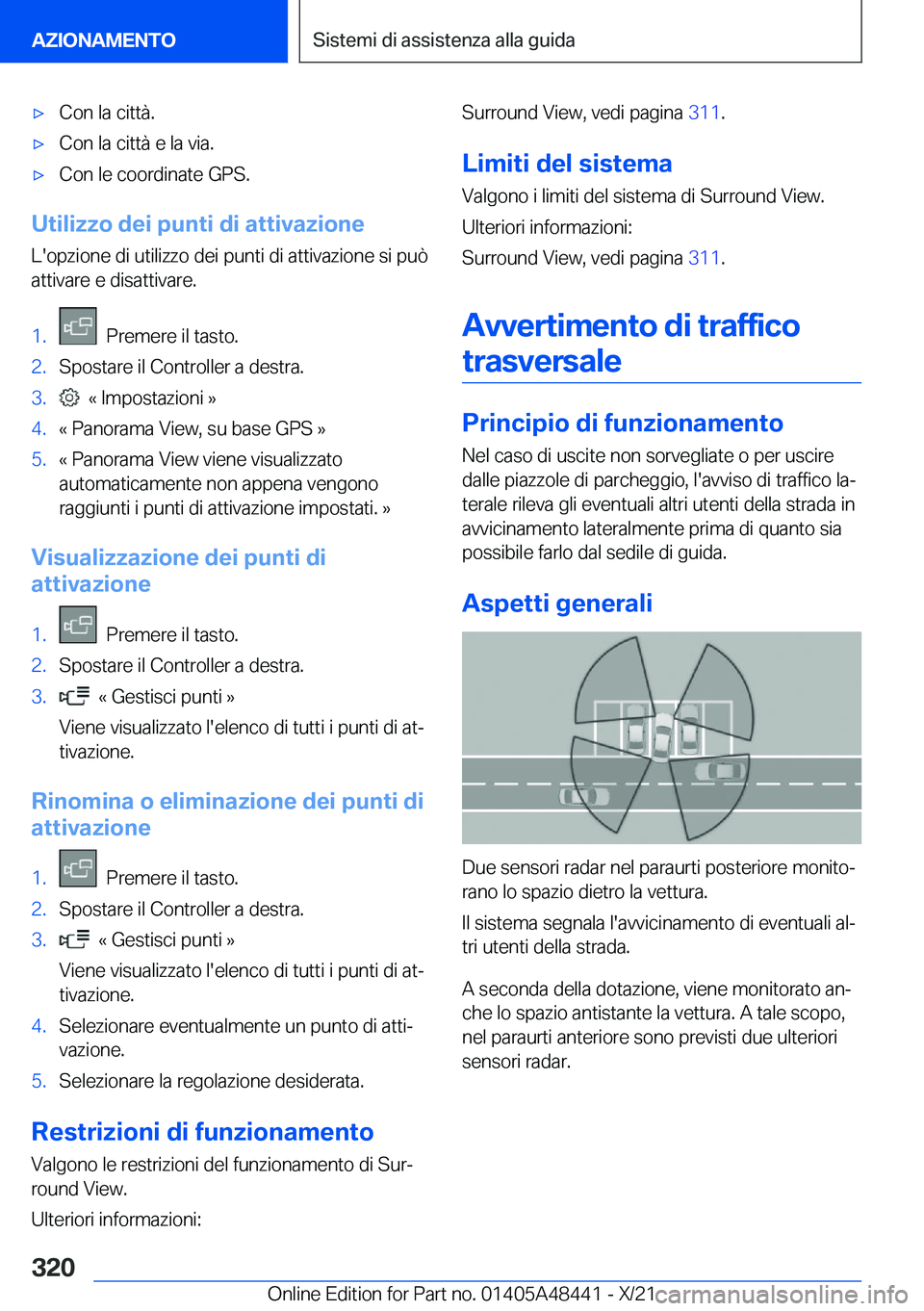 BMW X7 2022  Libretti Di Uso E manutenzione (in Italian) 'x�C�o�n��l�a��c�i�t�t�