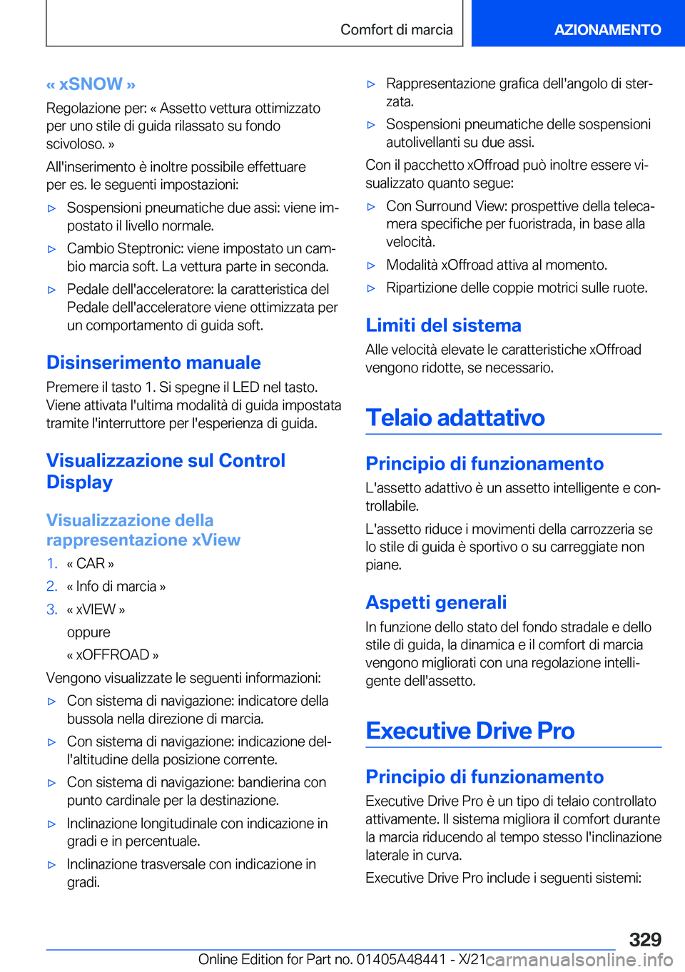 BMW X7 2022  Libretti Di Uso E manutenzione (in Italian) �k��x�S�N�O�W��{
�R�e�g�o�l�a�z�i�o�n�e��p�e�r�:��«��A�s�s�e�t�t�o��v�e�t�t�u�r�a��o�t�t�i�m�i�z�z�a�t�o �p�e�r��u�n�o��s�t�i�l�e��d�i��g�u�i�d�a��r�i�l�a�s�s�a�t�o��s�u��f�o�n�d�o �s�c