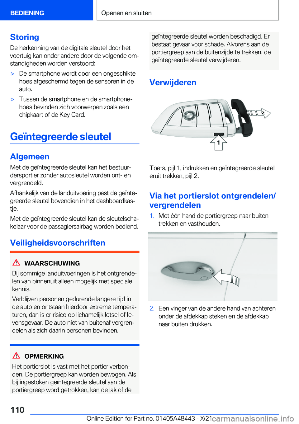 BMW X7 2022  Instructieboekjes (in Dutch) �S�t�o�r�i�n�g�D�e��h�e�r�k�e�n�n�i�n�g��v�a�n��d�e��d�i�g�i�t�a�l�e��s�l�e�u�t�e�l��d�o�o�r��h�e�t
�v�o�e�r�t�u�i�g��k�a�n��o�n�d�e�r��a�n�d�e�r�e��d�o�o�r��d�e��v�o�l�g�e�n�d�e��o�mj 