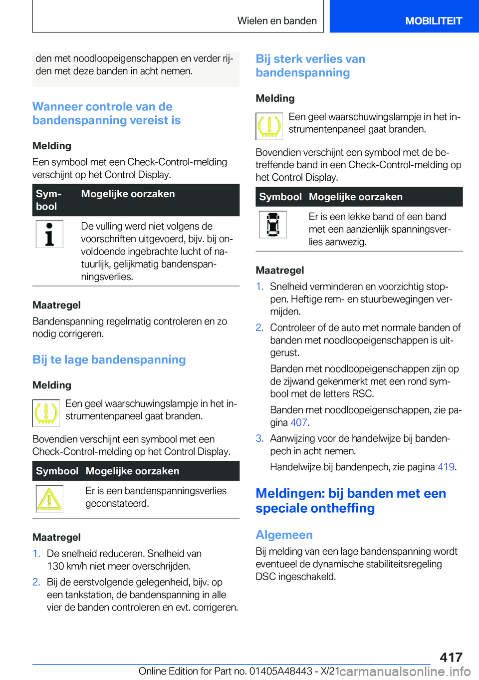BMW X7 2022  Instructieboekjes (in Dutch) �d�e�n��m�e�t��n�o�o�d�l�o�o�p�e�i�g�e�n�s�c�h�a�p�p�e�n��e�n��v�e�r�d�e�r��r�i�jj�d�e�n��m�e�t��d�e�z�e��b�a�n�d�e�n��i�n��a�c�h�t��n�e�m�e�n�.
�W�a�n�n�e�e�r��c�o�n�t�r�o�l�e��v�a�n��