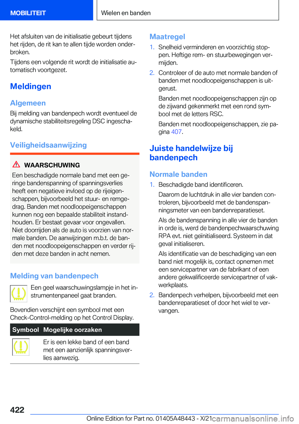 BMW X7 2022  Instructieboekjes (in Dutch) �H�e�t��a�f�s�l�u�i�t�e�n��v�a�n��d�e��i�n�i�t�i�a�l�i�s�a�t�i�e��g�e�b�e�u�r�t��t�i�j�d�e�n�s�h�e�t��r�i�j�d�e�n�,��d�e��r�i�t��k�a�n��t�e��a�l�l�e�n��t�i�j�d�e��w�o�r�d�e�n��o�n�d�e�r