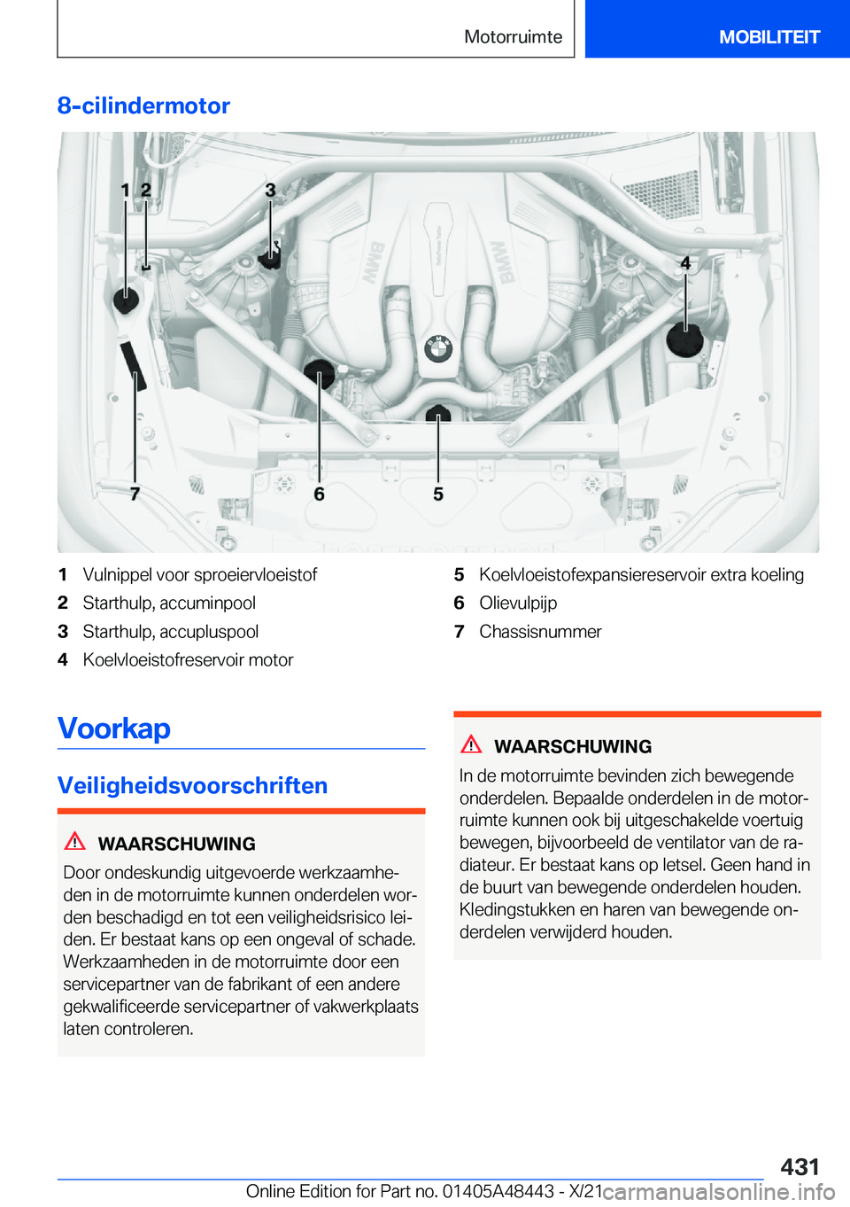 BMW X7 2022  Instructieboekjes (in Dutch) �8�-�c�i�l�i�n�d�e�r�m�o�t�o�r�1�V�u�l�n�i�p�p�e�l��v�o�o�r��s�p�r�o�e�i�e�r�v�l�o�e�i�s�t�o�f�2�S�t�a�r�t�h�u�l�p�,��a�c�c�u�m�i�n�p�o�o�l�3�S�t�a�r�t�h�u�l�p�,��a�c�c�u�p�l�u�s�p�o�o�l�4�K�o�e�l