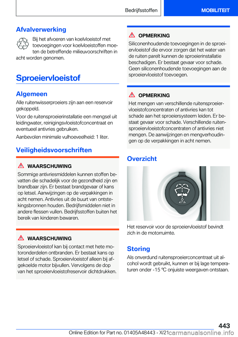 BMW X7 2022  Instructieboekjes (in Dutch) �A�f�v�a�l�v�e�r�w�e�r�k�i�n�g�B�i�j��h�e�t��a�f�v�o�e�r�e�n��v�a�n��k�o�e�l�v�l�o�e�i�s�t�o�f��m�e�t
�t�o�e�v�o�e�g�i�n�g�e�n��v�o�o�r��k�o�e�l�v�l�o�e�i�s�t�o�f�f�e�n��m�o�ej
�t�e�n��d�e�