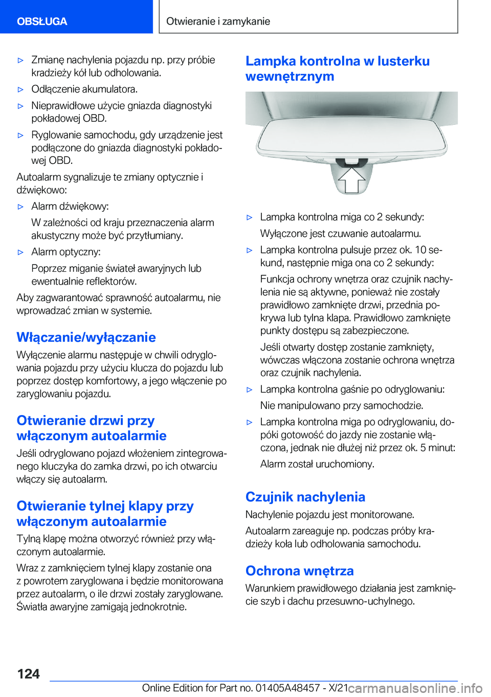 BMW X7 2022  Instrukcja obsługi (in Polish) 'x�Z�m�i�a�n�