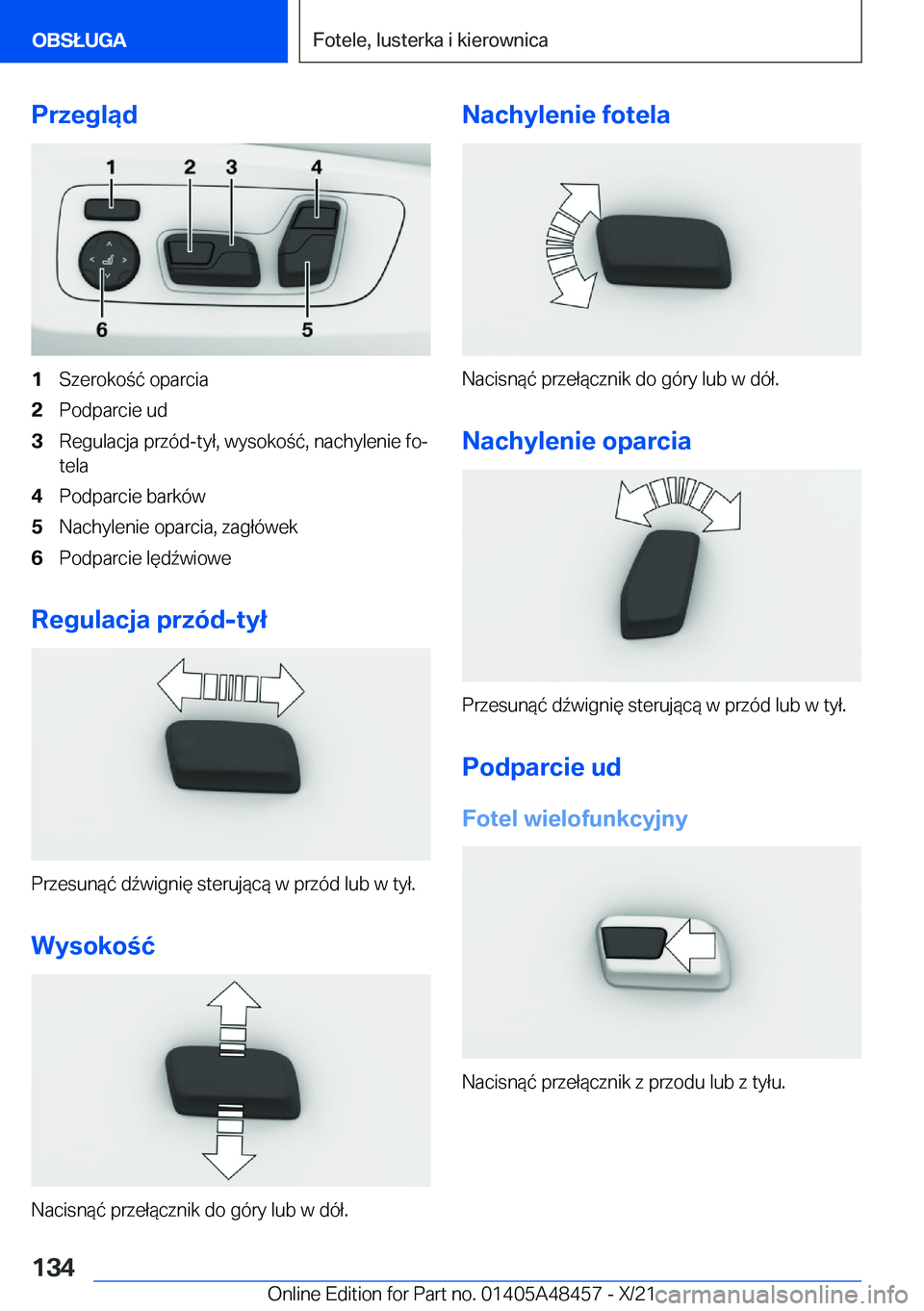 BMW X7 2022  Instrukcja obsługi (in Polish) �P�r�z�e�g�l�ą�d�1�S�z�e�r�o�k�o�