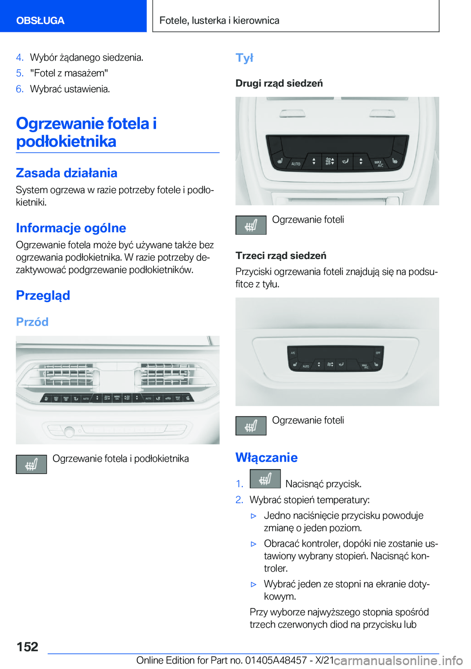BMW X7 2022  Instrukcja obsługi (in Polish) �4�.�W�y�b�