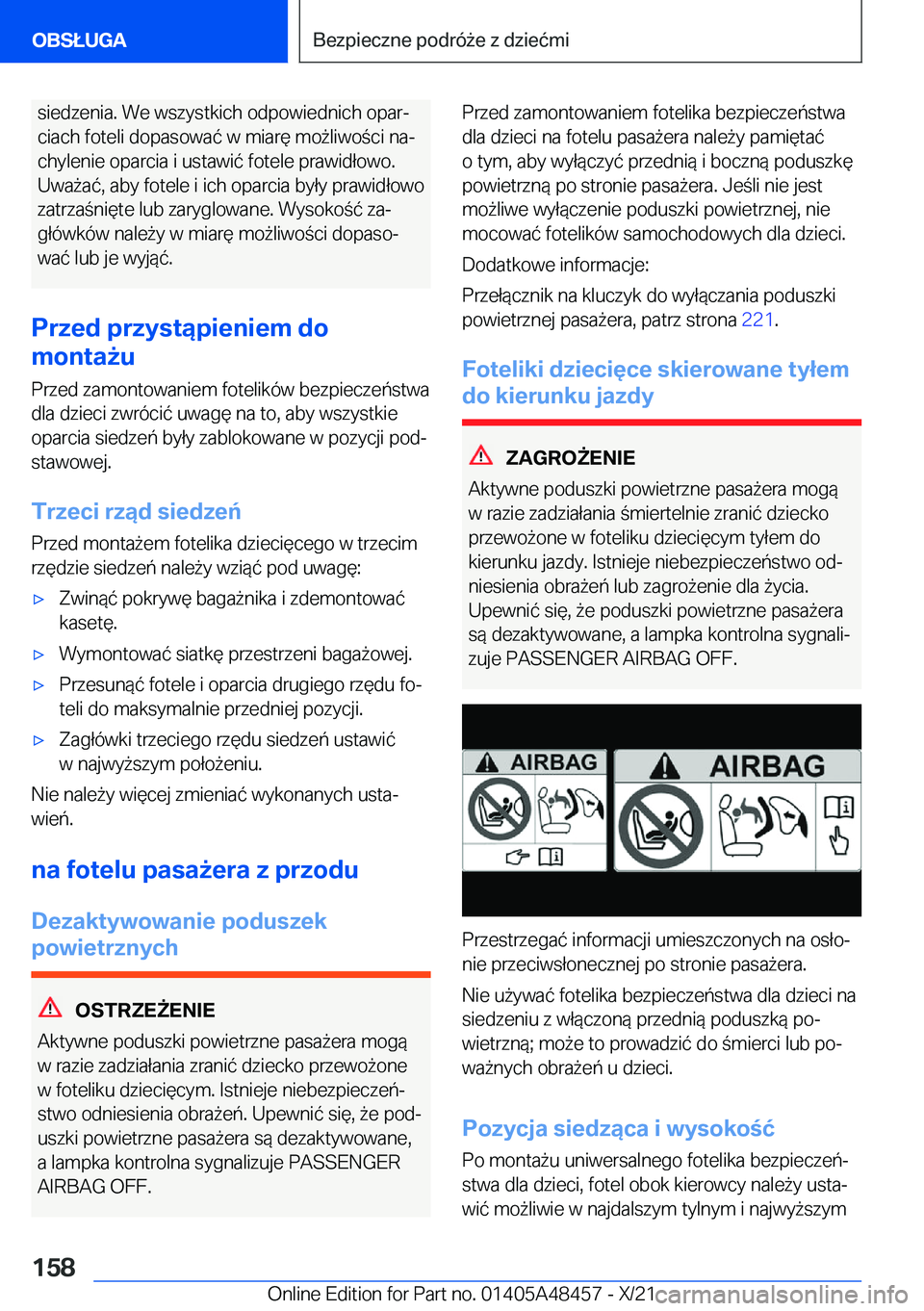 BMW X7 2022  Instrukcja obsługi (in Polish) �s�i�e�d�z�e�n�i�a�.��W�e��w�s�z�y�s�t�k�i�c�h��o�d�p�o�w�i�e�d�n�i�c�h��o�p�a�rj�c�i�a�c�h��f�o�t�e�l�i��d�o�p�a�s�o�w�a�