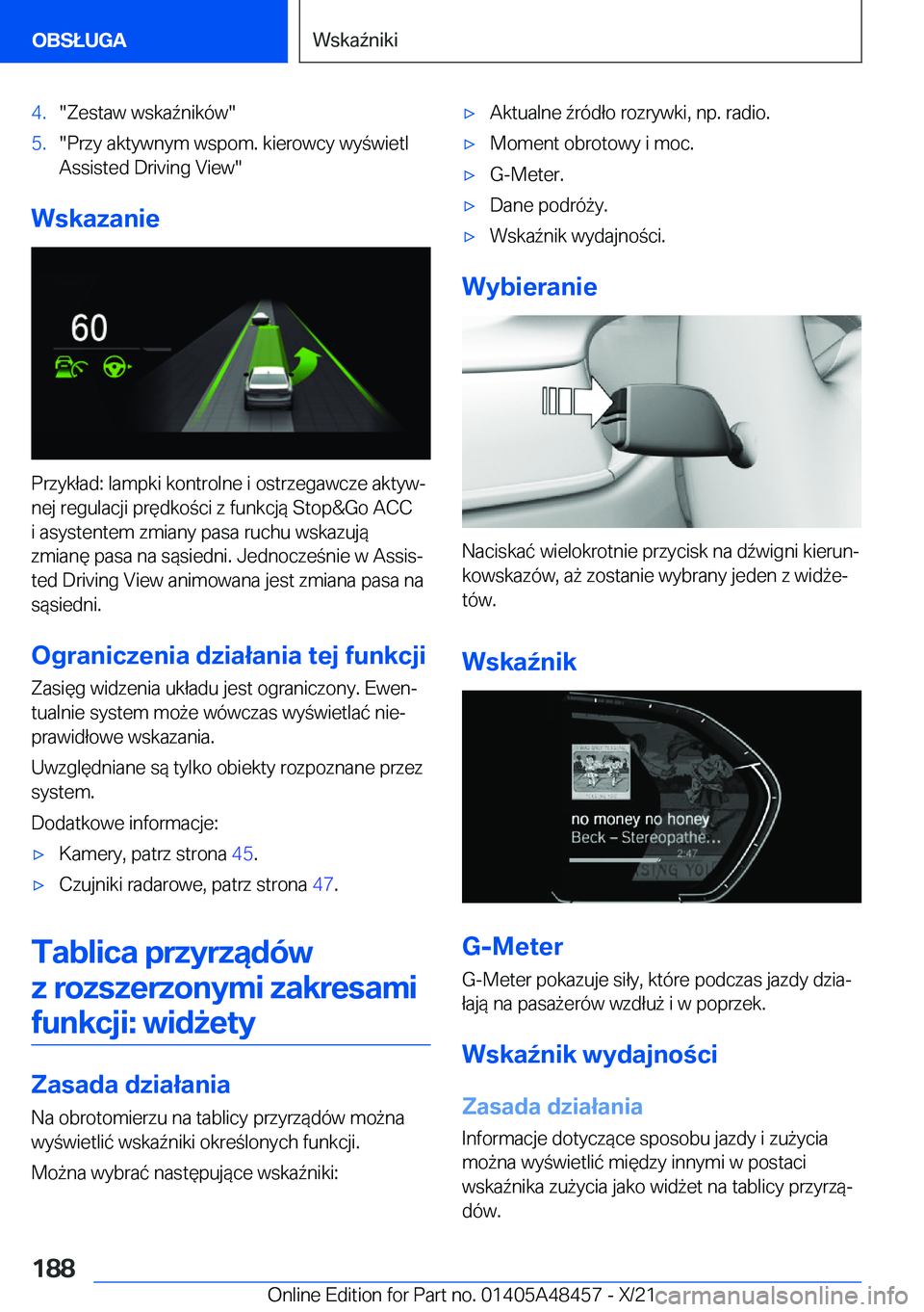 BMW X7 2022  Instrukcja obsługi (in Polish) �4�.��Z�e�s�t�a�w��w�s�k�a7�n�i�k�