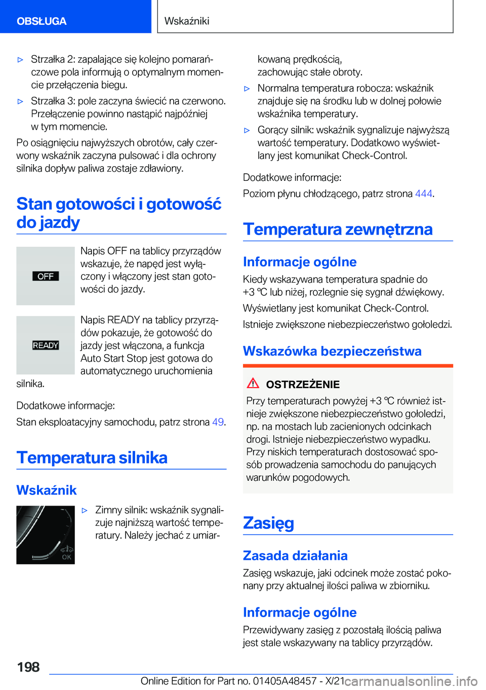 BMW X7 2022  Instrukcja obsługi (in Polish) 'x�S�t�r�z�a�ł�k�a��2�:��z�a�p�a�l�a�j�
