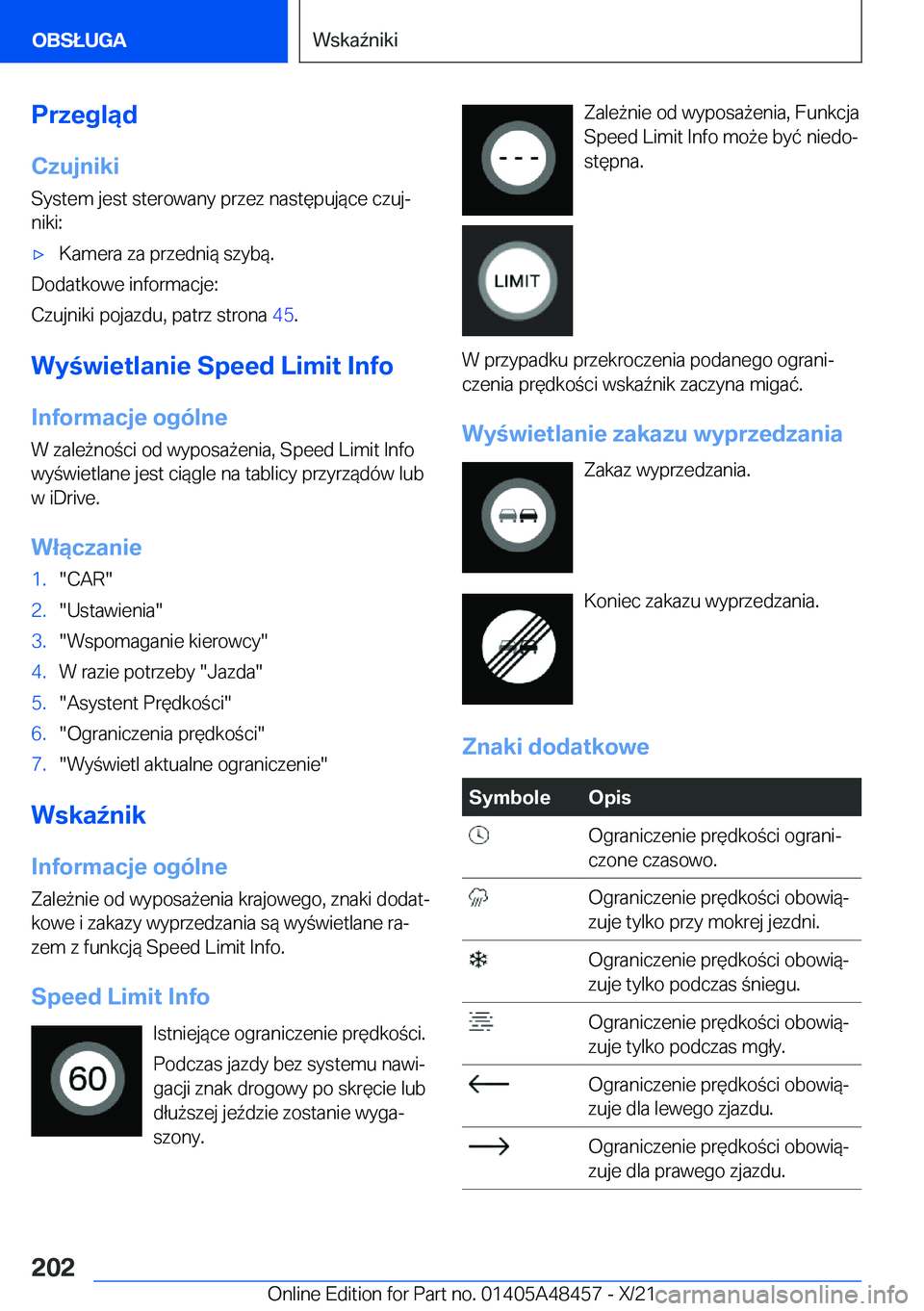 BMW X7 2022  Instrukcja obsługi (in Polish) �P�r�z�e�g�l�ą�d�C�z�u�j�n�i�k�i
�S�y�s�t�e�m��j�e�s�t��s�t�e�r�o�w�a�n�y��p�r�z�e�z��n�a�s�t�
