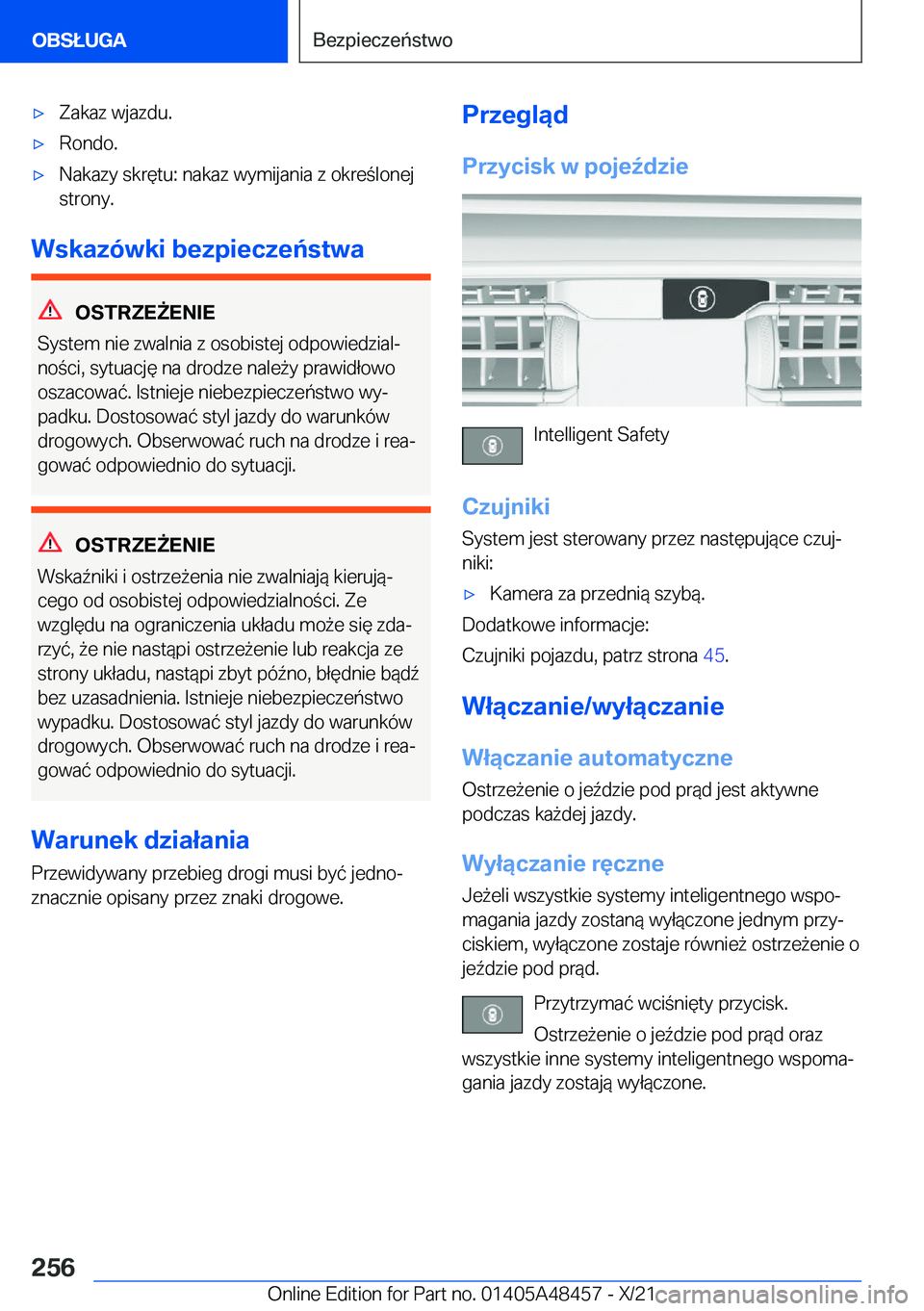 BMW X7 2022  Instrukcja obsługi (in Polish) 'x�Z�a�k�a�z��w�j�a�z�d�u�.'x�R�o�n�d�o�.'x�N�a�k�a�z�y��s�k�r�