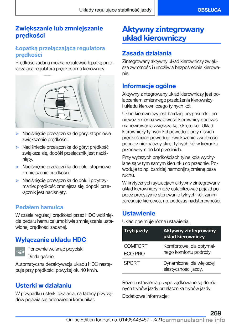 BMW X7 2022  Instrukcja obsługi (in Polish) �Z�w�i�
