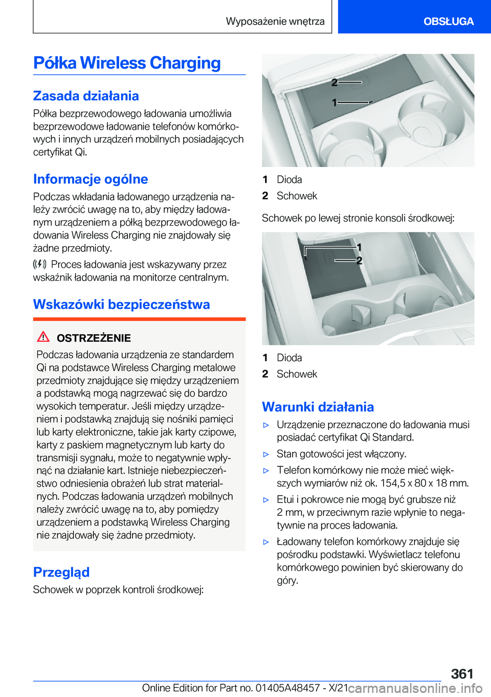 BMW X7 2022  Instrukcja obsługi (in Polish) �P�