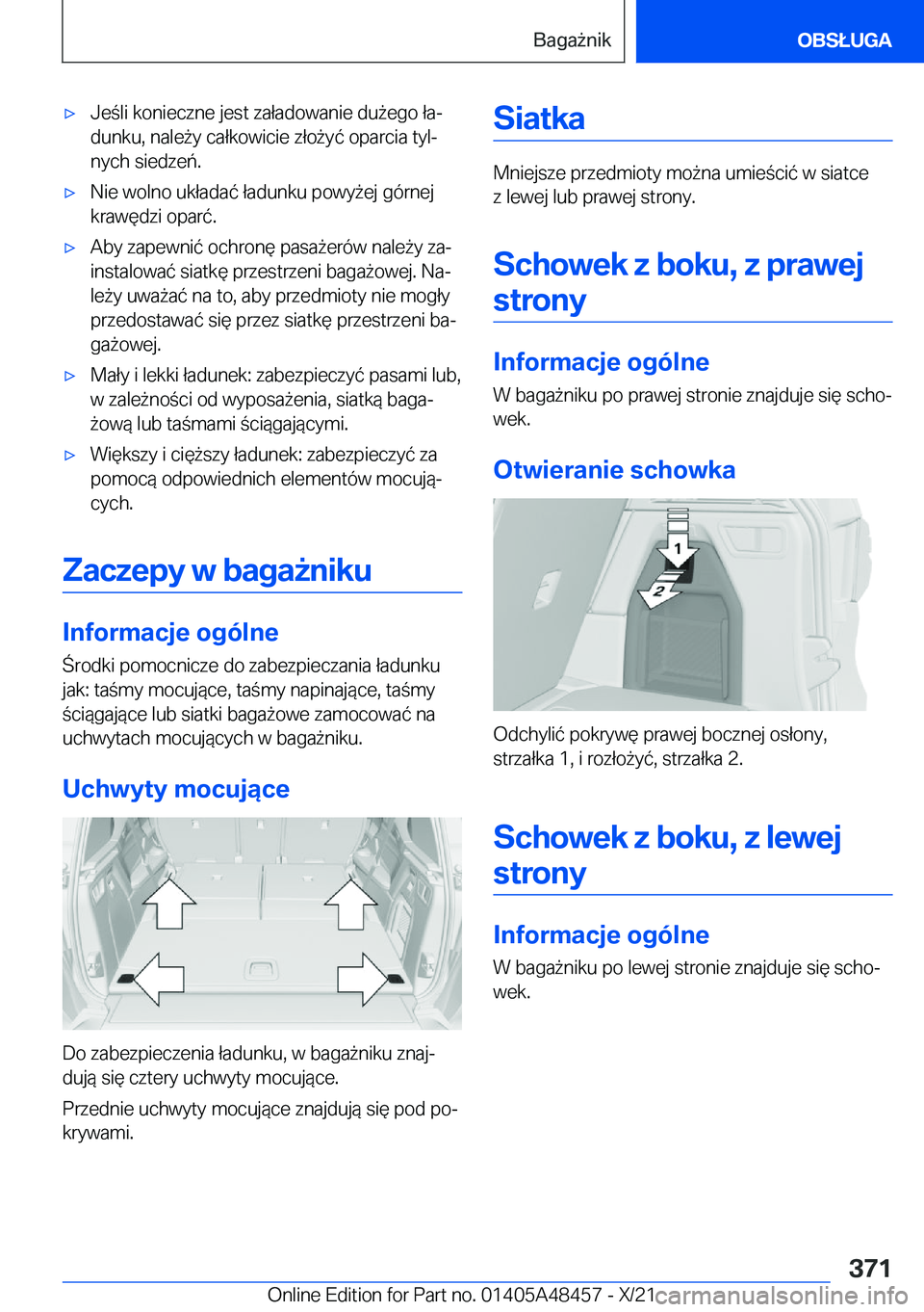BMW X7 2022  Instrukcja obsługi (in Polish) 'x�J�e�l�i��k�o�n�i�e�c�z�n�e��j�e�s�t��z�a�ł�a�d�o�w�a�n�i�e��d�u9�e�g�o��ł�aj�d�u�n�k�u�,��n�a�l�e9�y��c�a�ł�k�o�w�i�c�i�e��z�ł�o9�y�