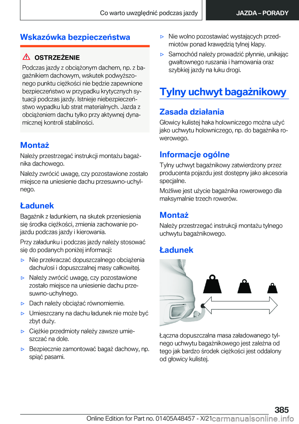 BMW X7 2022  Instrukcja obsługi (in Polish) �W�s�k�a�z�
