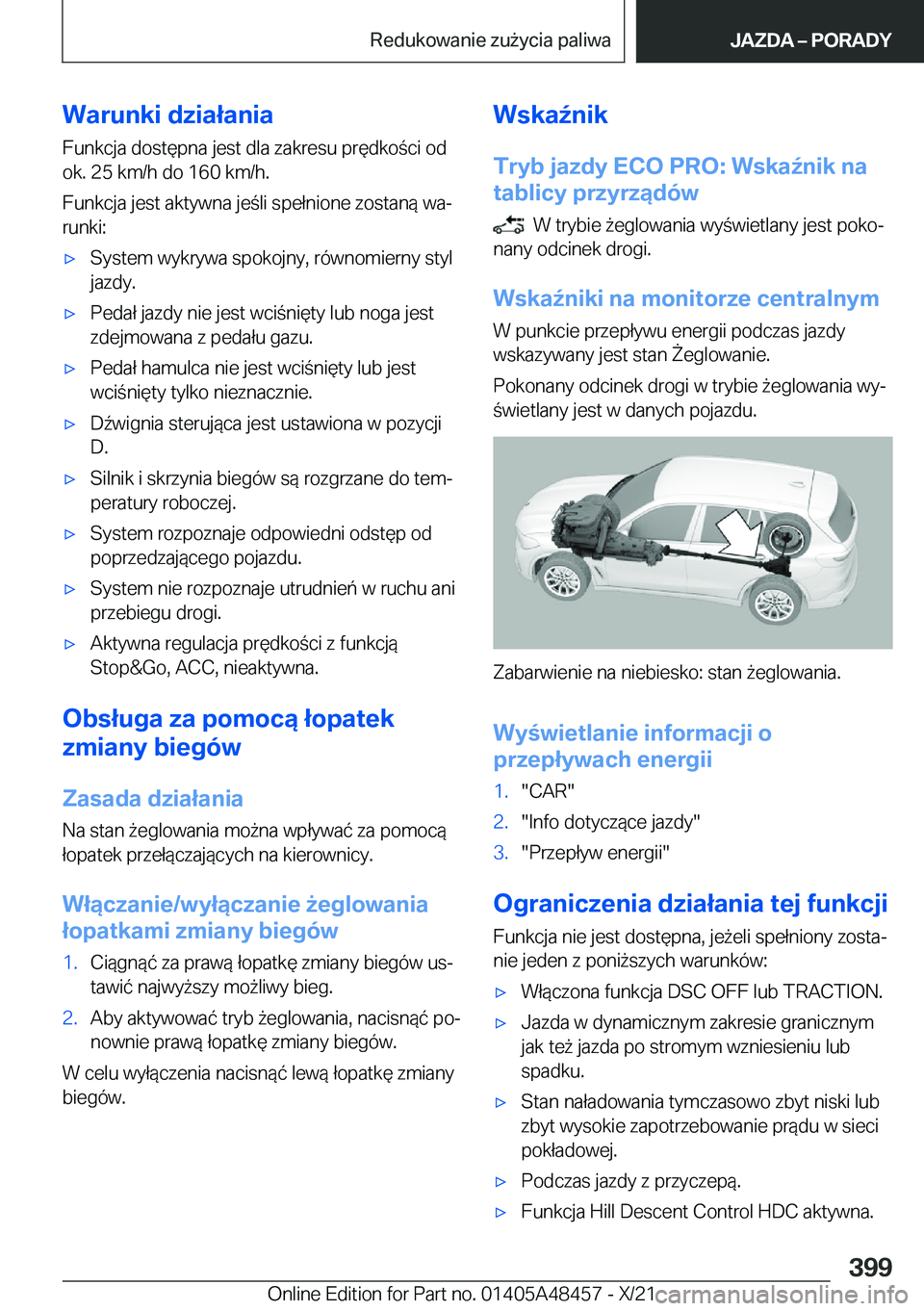 BMW X7 2022  Instrukcja obsługi (in Polish) �W�a�r�u�n�k�i��d�z�i�a�ł�a�n�i�a
�F�u�n�k�c�j�a��d�o�s�t�