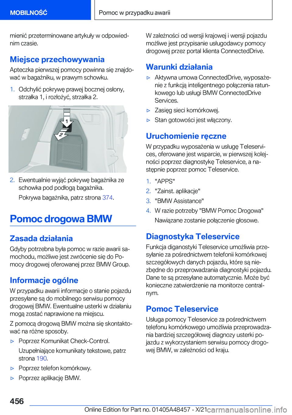 BMW X7 2022  Instrukcja obsługi (in Polish) �m�i�e�n�i�