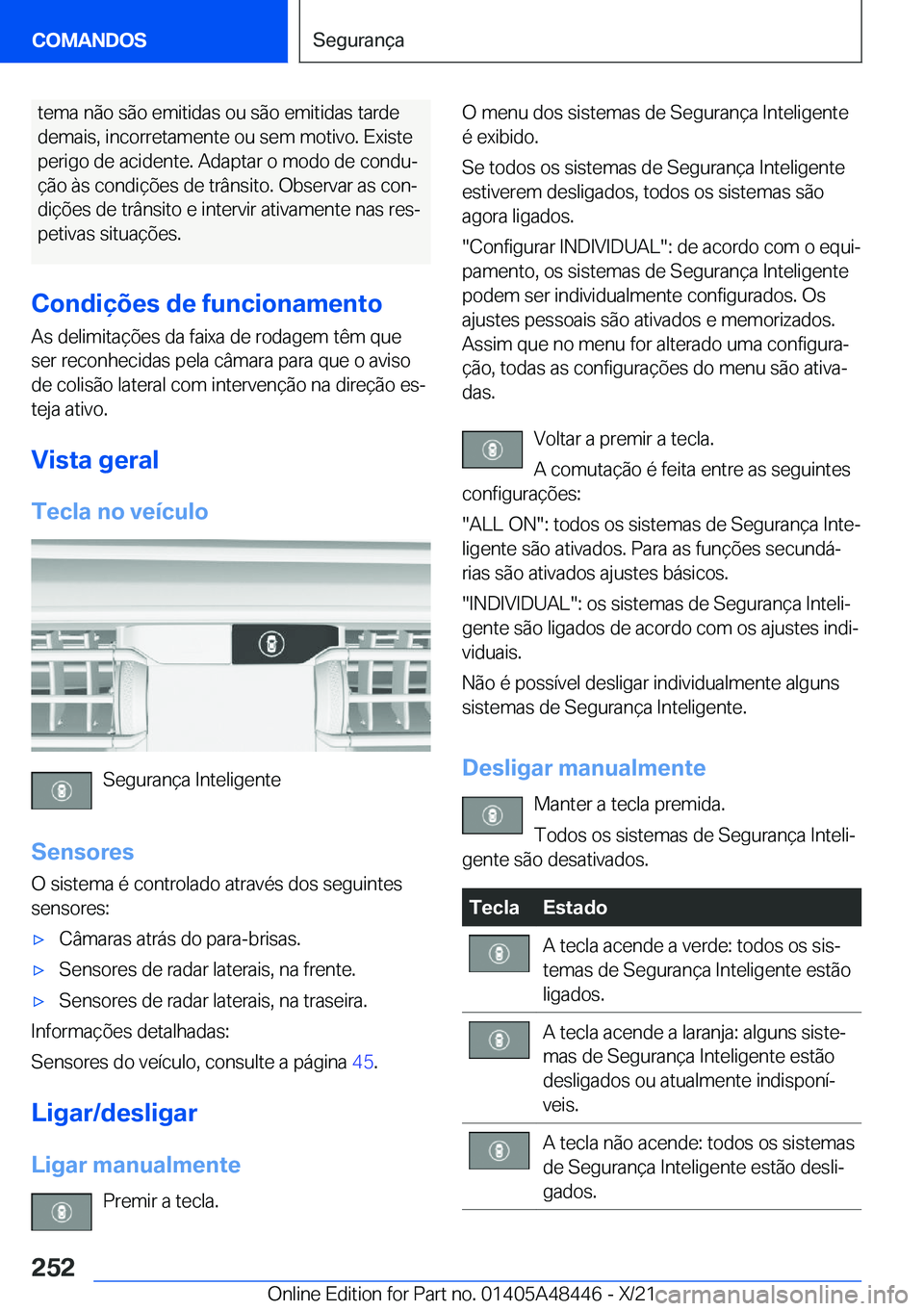BMW X7 2022  Manual do condutor (in Portuguese) �t�e�m�a��n�ã�o��s�ã�o��e�m�i�t�i�d�a�s��o�u��s�ã�o��e�m�i�t�i�d�a�s��t�a�r�d�e
�d�e�m�a�i�s�,��i�n�c�o�r�r�e�t�a�m�e�n�t�e��o�u��s�e�m��m�o�t�i�v�o�.��E�x�i�s�t�e
�p�e�r�i�g�o��d�e��