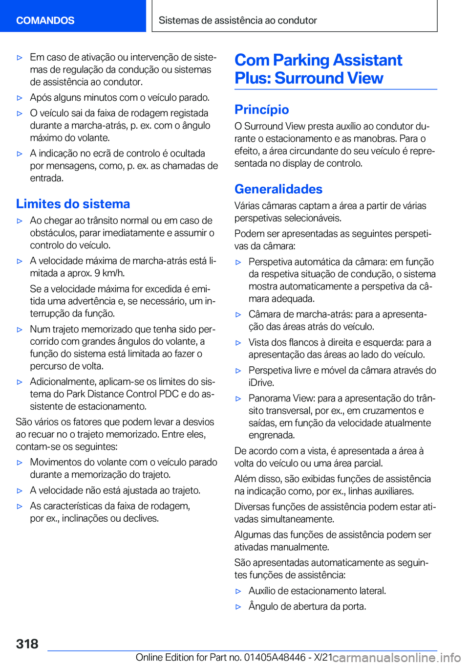 BMW X7 2022  Manual do condutor (in Portuguese) x�E�m��c�a�s�o��d�e��a�t�i�v�a�