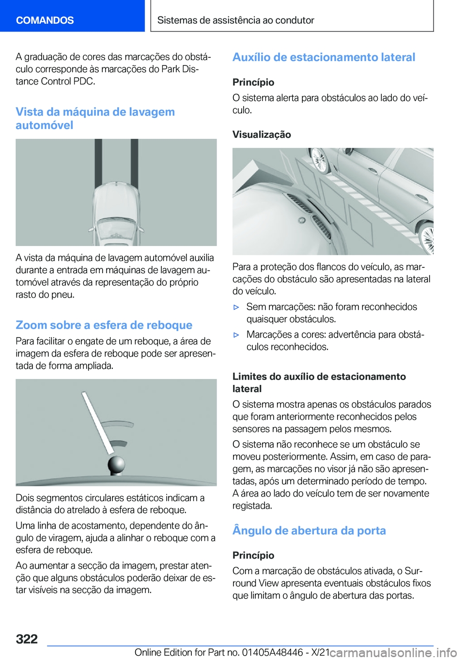 BMW X7 2022  Manual do condutor (in Portuguese) �A��g�r�a�d�u�a�