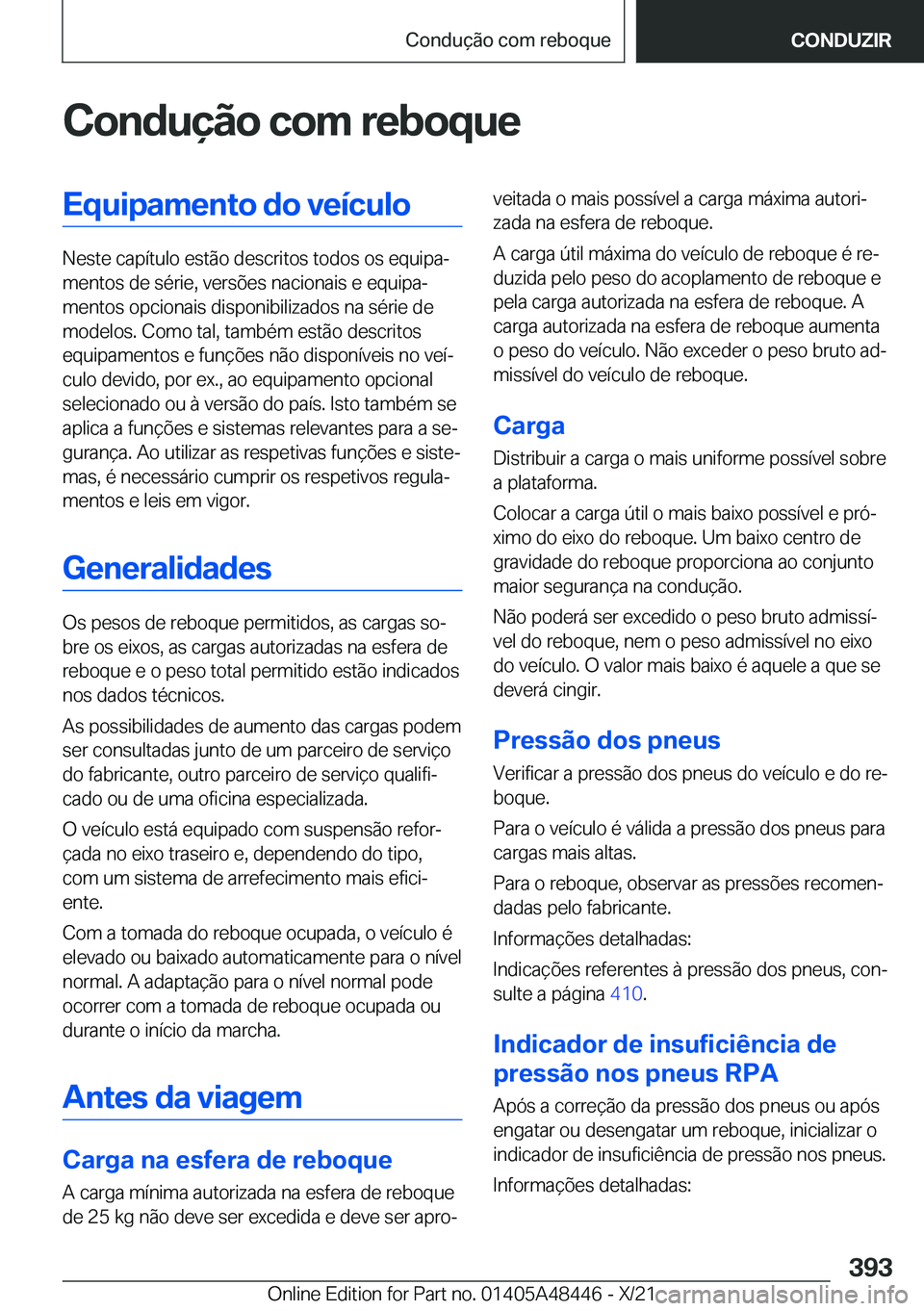 BMW X7 2022  Manual do condutor (in Portuguese) �C�o�n�d�u�