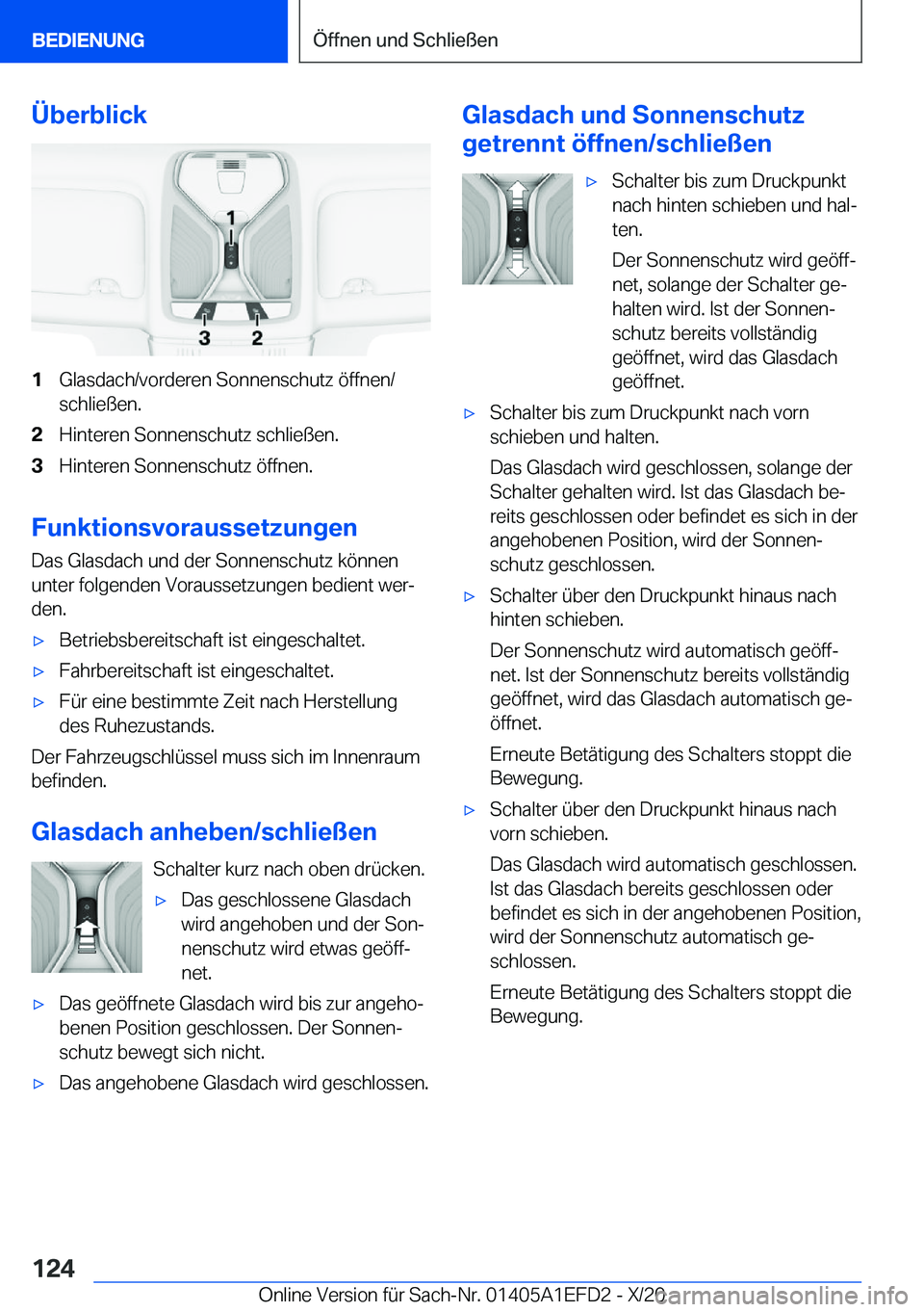 BMW X7 2021  Betriebsanleitungen (in German) �