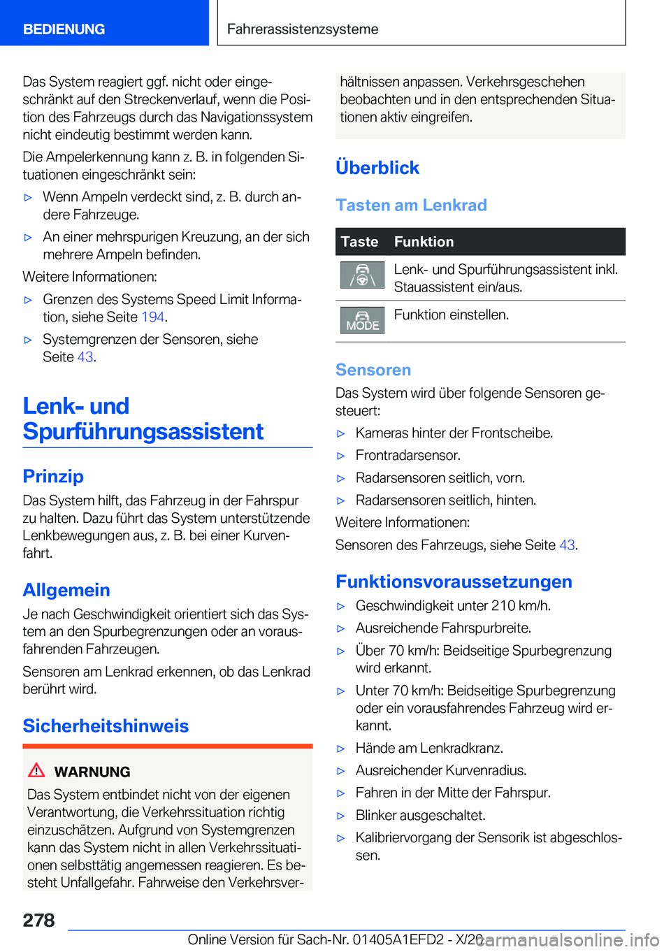 BMW X7 2021  Betriebsanleitungen (in German) �D�a�s��S�y�s�t�e�m��r�e�a�g�i�e�r�t��g�g�f�.��n�i�c�h�t��o�d�e�r��e�i�n�g�ej�s�c�h�r�