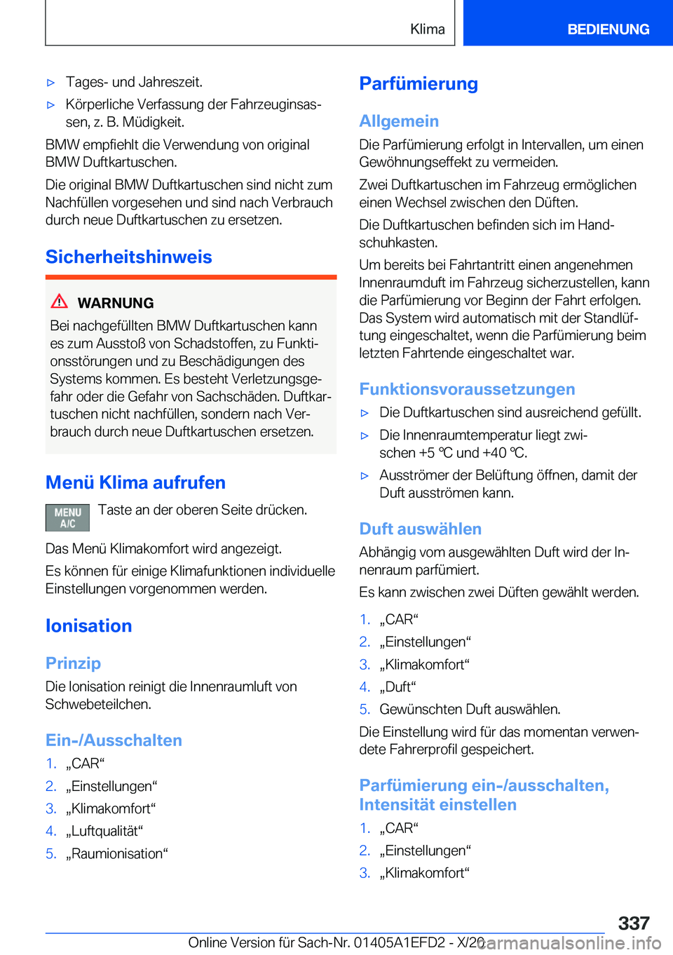 BMW X7 2021  Betriebsanleitungen (in German) x�T�a�g�e�s�-��u�n�d��J�a�h�r�e�s�z�e�i�t�.x�K�