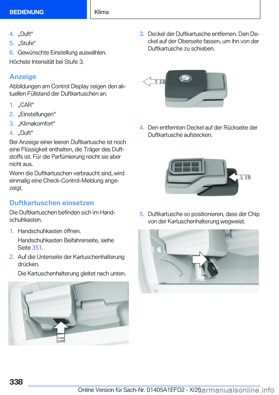 BMW X7 2021  Betriebsanleitungen (in German) �4�.x�D�u�f�tv�5�.x�S�t�u�f�ev�6�.�G�e�w�