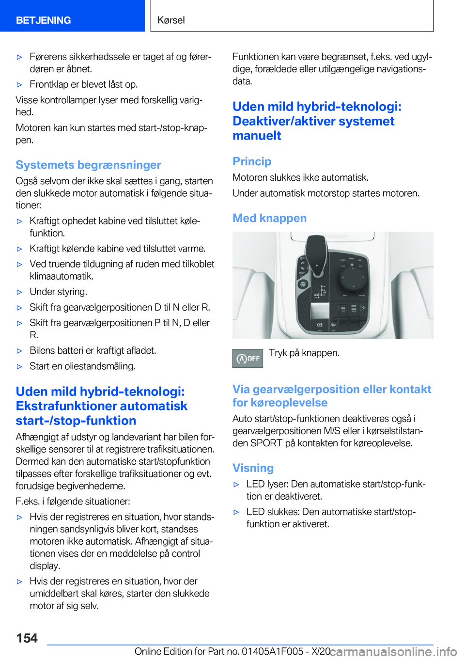 BMW X7 2021  InstruktionsbØger (in Danish) 'x�F�