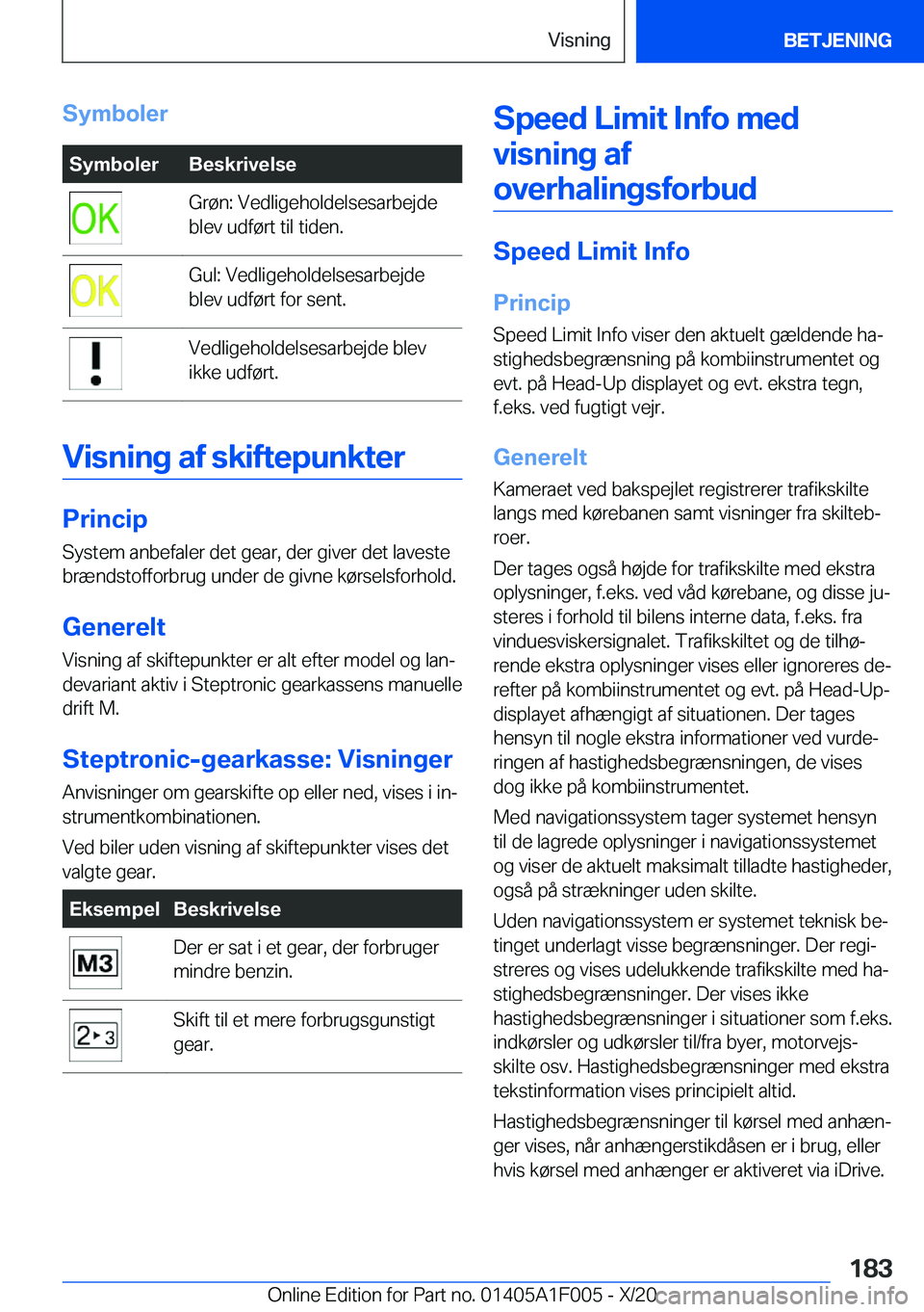 BMW X7 2021  InstruktionsbØger (in Danish) �S�y�m�b�o�l�e�r�S�y�m�b�o�l�e�r�B�e�s�k�r�i�v�e�l�s�e�G�r�