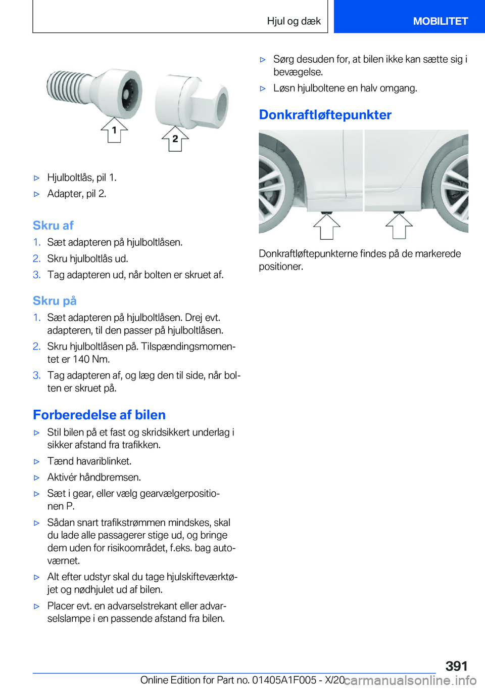 BMW X7 2021  InstruktionsbØger (in Danish) 'x�H�j�u�l�b�o�l�t�l�å�s�,��p�i�l��1�.'x�A�d�a�p�t�e�r�,��p�i�l��2�.
�S�k�r�u��a�f
�1�.�S�æ�t��a�d�a�p�t�e�r�e�n��p�å��h�j�u�l�b�o�l�t�l�å�s�e�n�.�2�.�S�k�r�u��h�j�u�l�b�o�l�t�l�
