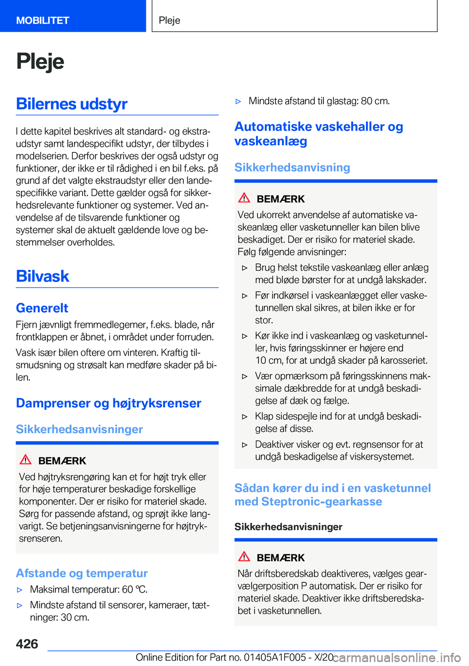BMW X7 2021  InstruktionsbØger (in Danish) �P�l�e�j�e�B�i�l�e�r�n�e�s��u�d�s�t�y�r
�I��d�e�t�t�e��k�a�p�i�t�e�l��b�e�s�k�r�i�v�e�s��a�l�t��s�t�a�n�d�a�r�d�-��o�g��e�k�s�t�r�aj
�u�d�s�t�y�r��s�a�m�t��l�a�n�d�e�s�p�e�c�i�f�i�k�t��u�d