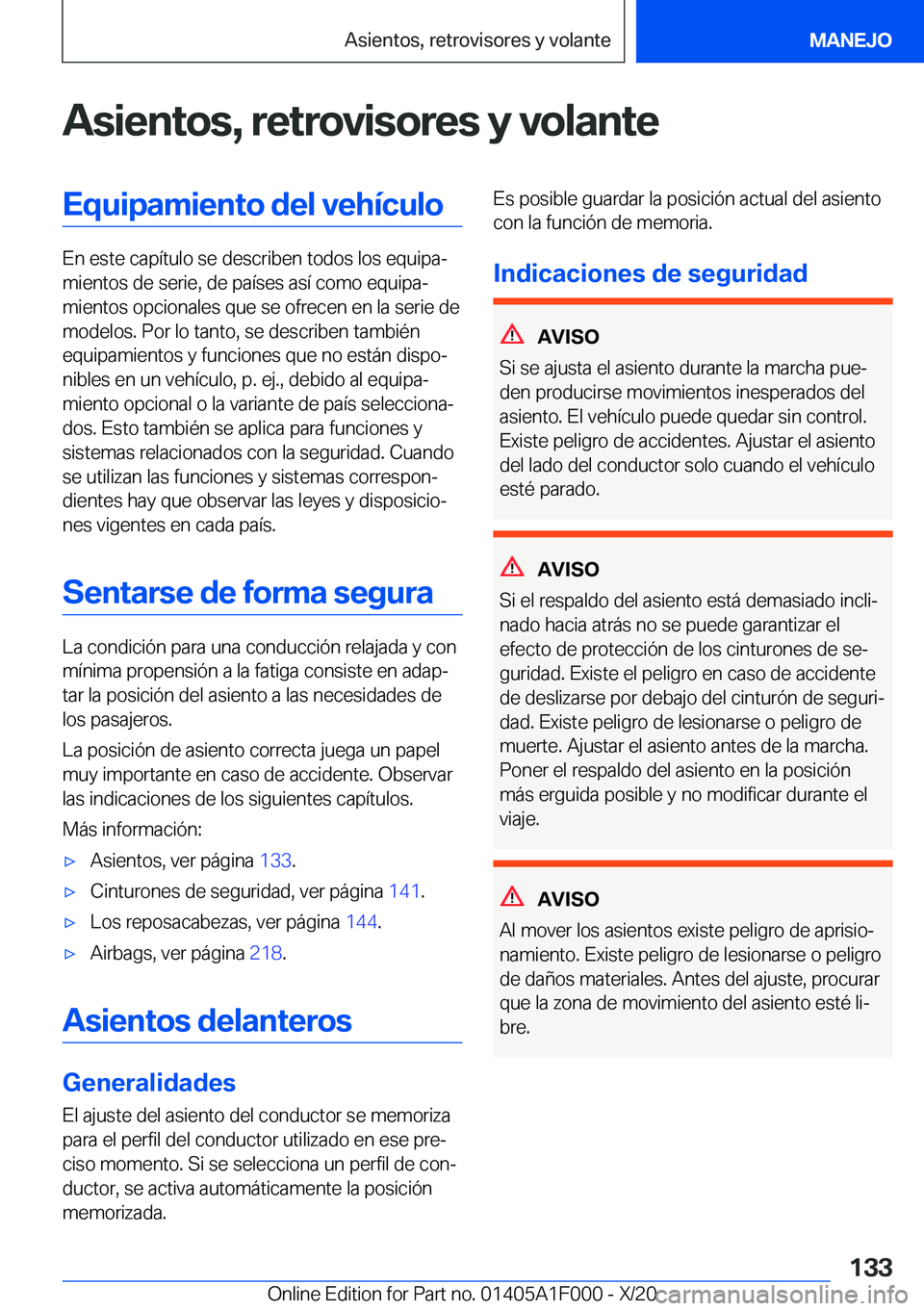 BMW X7 2021  Manuales de Empleo (in Spanish) �A�s�i�e�n�t�o�s�,��r�e�t�r�o�v�i�s�o�r�e�s��y��v�o�l�a�n�t�e�E�q�u�i�p�a�m�i�e�n�t�o��d�e�l��v�e�h�