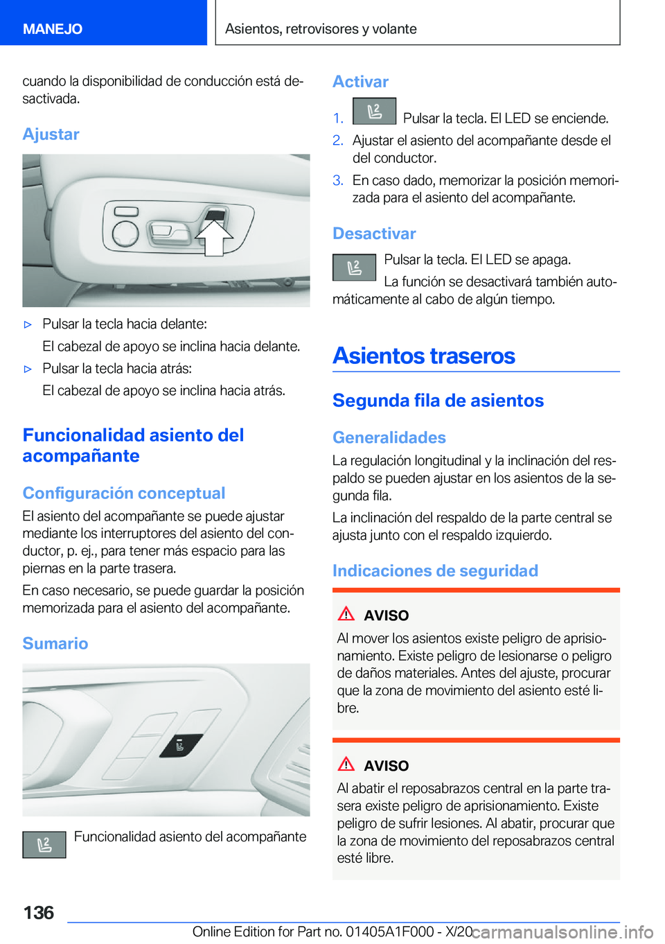 BMW X7 2021  Manuales de Empleo (in Spanish) �c�u�a�n�d�o��l�a��d�i�s�p�o�n�i�b�i�l�i�d�a�d��d�e��c�o�n�d�u�c�c�i�