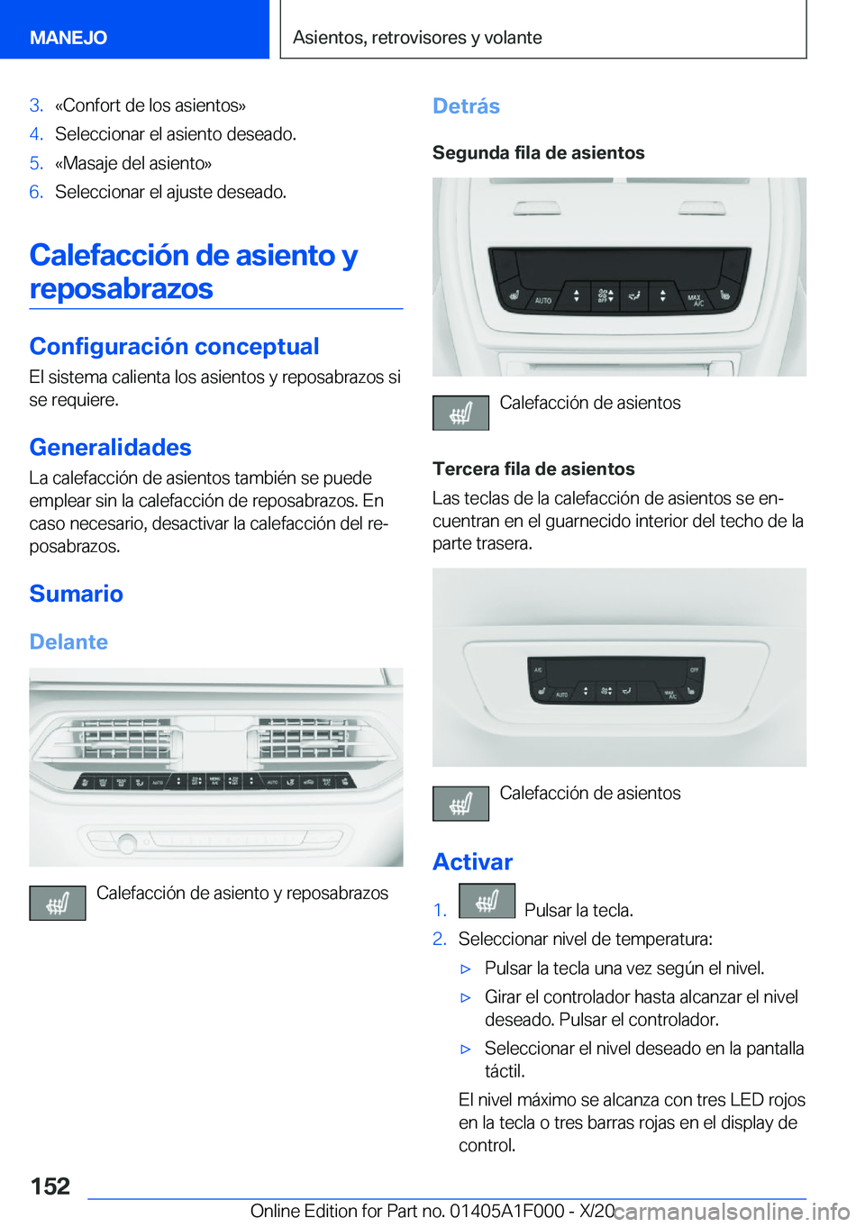 BMW X7 2021  Manuales de Empleo (in Spanish) �3�.�«�C�o�n�f�o�r�t��d�e��l�o�s��a�s�i�e�n�t�o�s�{�4�.�S�e�l�e�c�c�i�o�n�a�r��e�l��a�s�i�e�n�t�o��d�e�s�e�a�d�o�.�5�.�«�M�a�s�a�j�e��d�e�l��a�s�i�e�n�t�o�{�6�.�S�e�l�e�c�c�i�o�n�a�r��e�l�