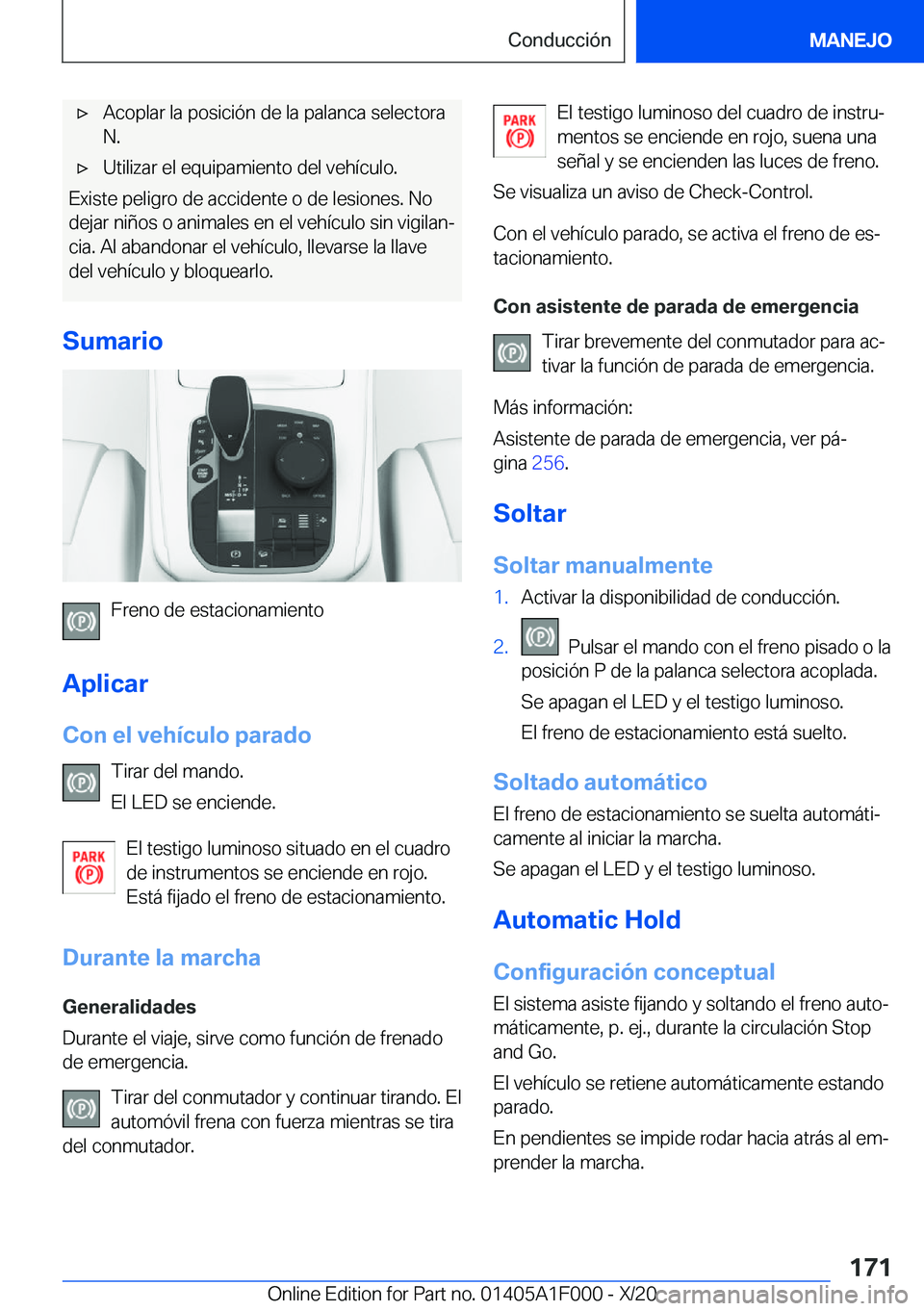 BMW X7 2021  Manuales de Empleo (in Spanish) x�A�c�o�p�l�a�r��l�a��p�o�s�i�c�i�