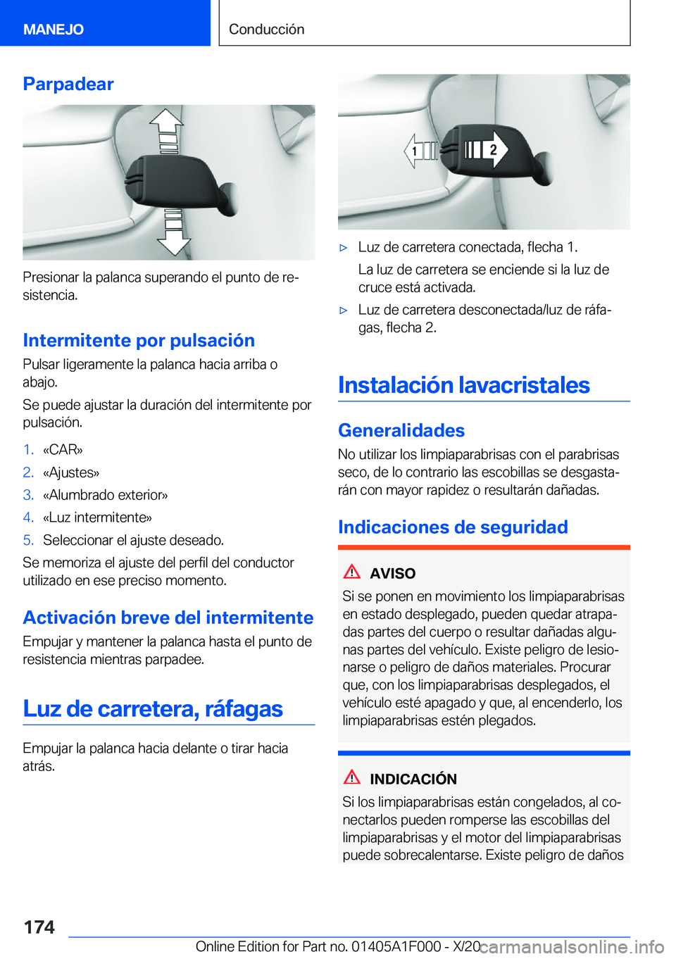 BMW X7 2021  Manuales de Empleo (in Spanish) �P�a�r�p�a�d�e�a�r
�P�r�e�s�i�o�n�a�r��l�a��p�a�l�a�n�c�a��s�u�p�e�r�a�n�d�o��e�l��p�u�n�t�o��d�e��r�eª�s�i�s�t�e�n�c�i�a�.
�I�n�t�e�r�m�i�t�e�n�t�e��p�o�r��p�u�l�s�a�c�i�