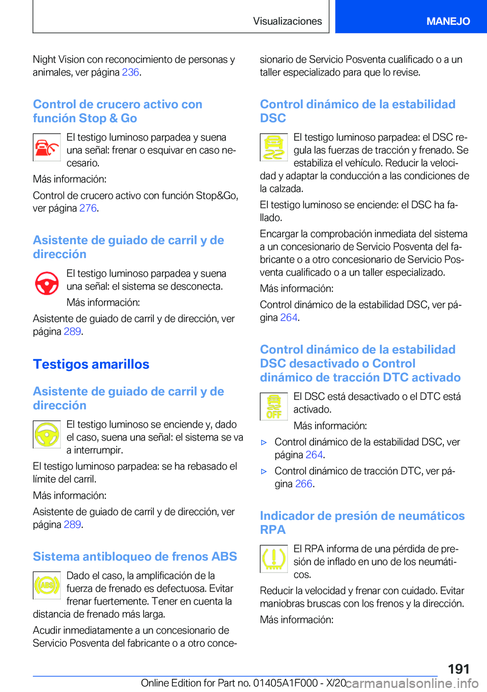 BMW X7 2021  Manuales de Empleo (in Spanish) �N�i�g�h�t��V�i�s�i�o�n��c�o�n��r�e�c�o�n�o�c�i�m�i�e�n�t�o��d�e��p�e�r�s�o�n�a�s��y
�a�n�i�m�a�l�e�s�,��v�e�r��p�