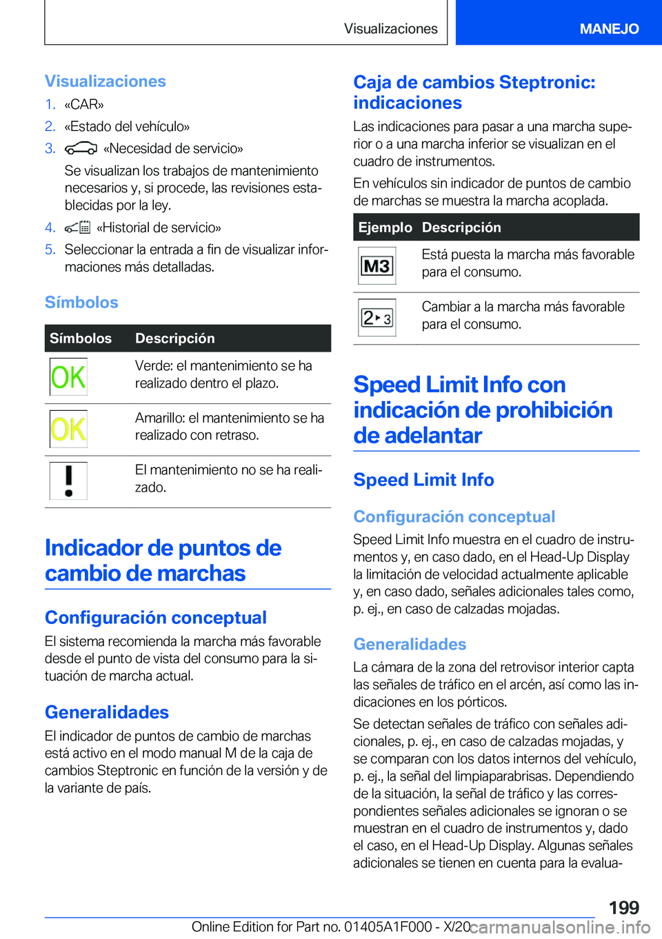 BMW X7 2021  Manuales de Empleo (in Spanish) �V�i�s�u�a�l�i�z�a�c�i�o�n�e�s�1�.�«�C�A�R�{�2�.�«�E�s�t�a�d�o��d�e�l��v�e�h�