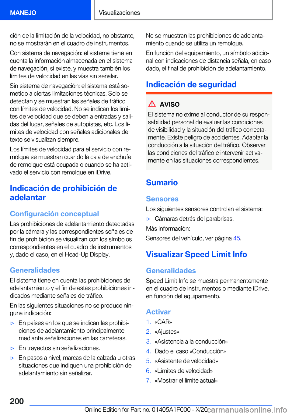 BMW X7 2021  Manuales de Empleo (in Spanish) �c�i�
