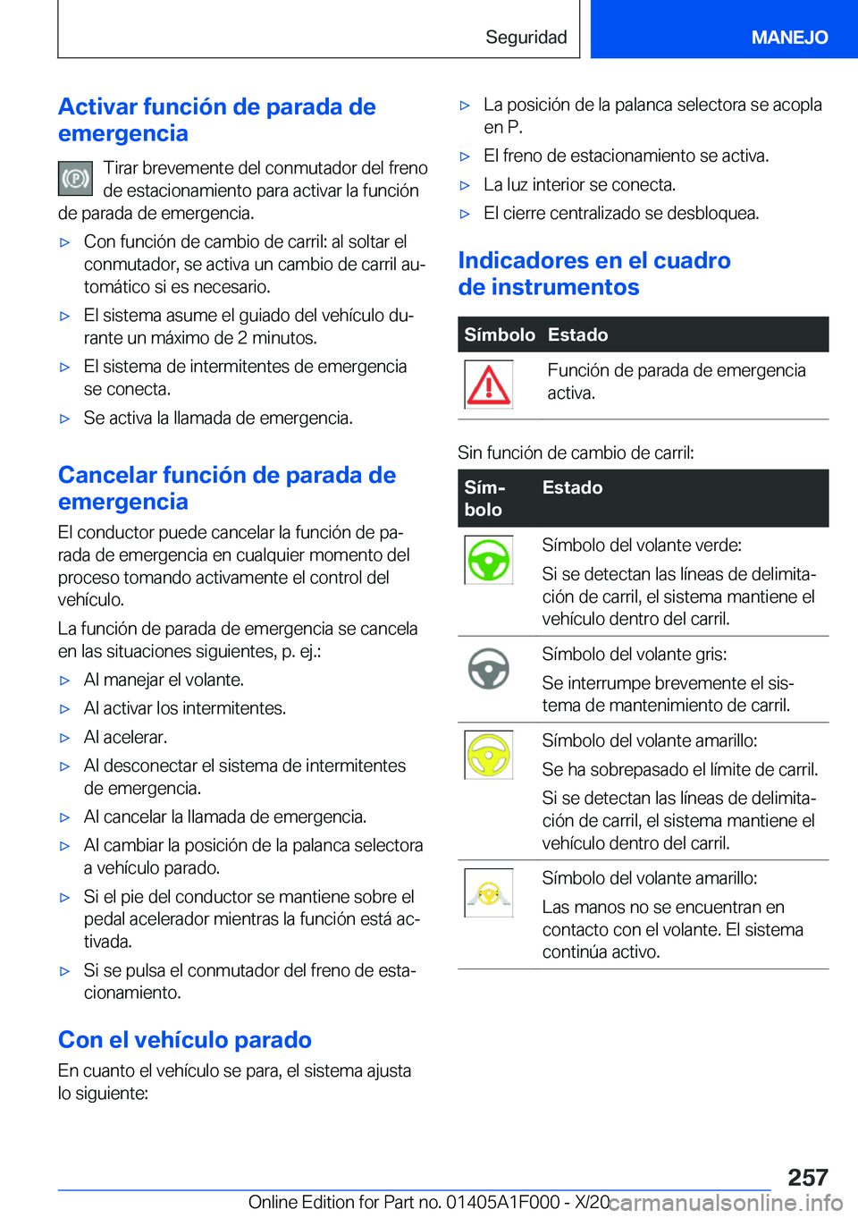 BMW X7 2021  Manuales de Empleo (in Spanish) �A�c�t�i�v�a�r��f�u�n�c�i�