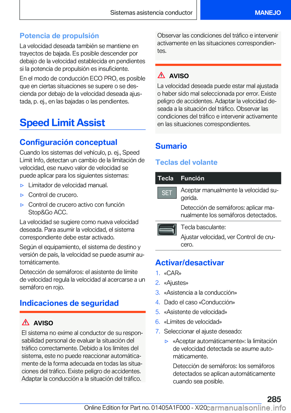 BMW X7 2021  Manuales de Empleo (in Spanish) �P�o�t�e�n�c�i�a��d�e��p�r�o�p�u�l�s�i�