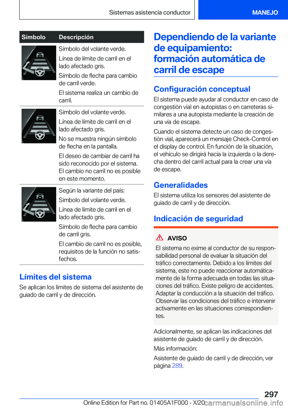 BMW X7 2021  Manuales de Empleo (in Spanish) �S�
