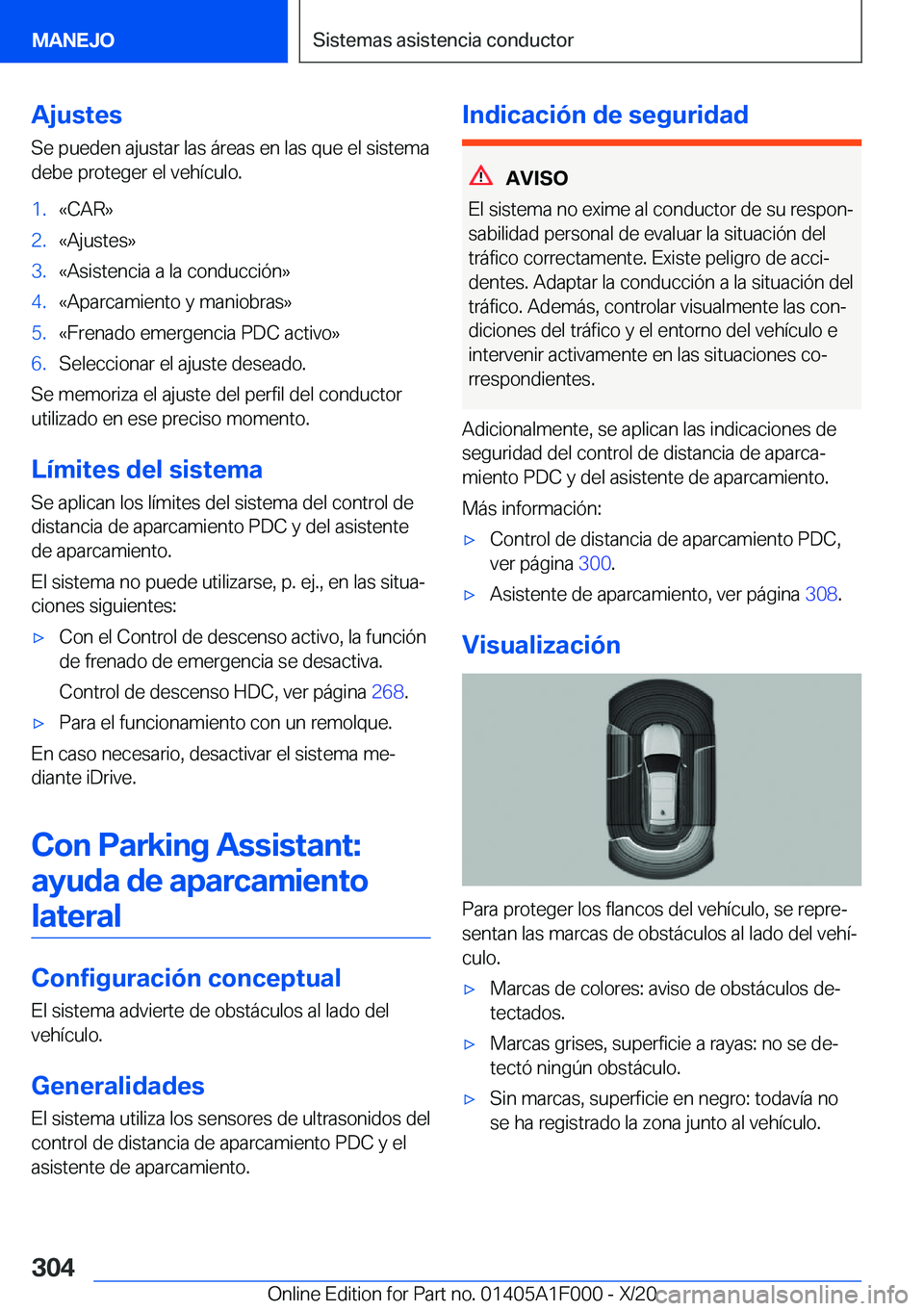 BMW X7 2021  Manuales de Empleo (in Spanish) �A�j�u�s�t�e�s
�S�e��p�u�e�d�e�n��a�j�u�s�t�a�r��l�a�s��