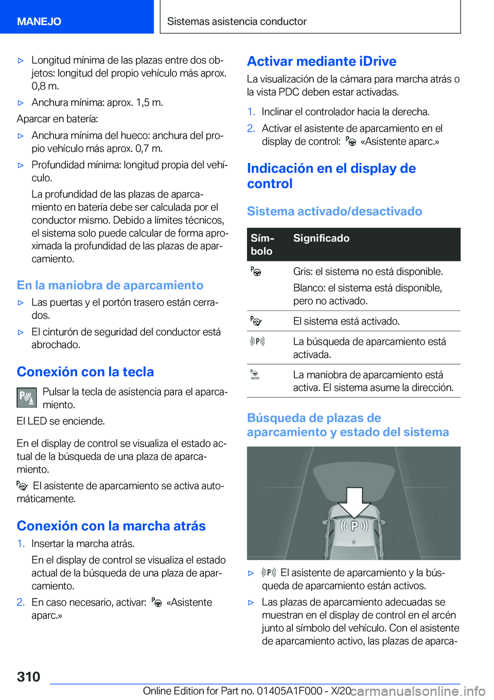 BMW X7 2021  Manuales de Empleo (in Spanish) x�L�o�n�g�i�t�u�d��m�