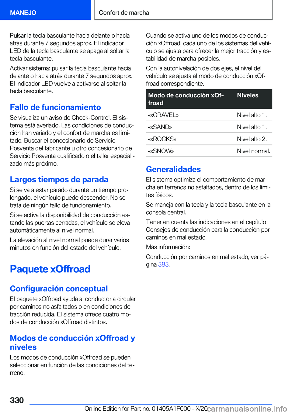 BMW X7 2021  Manuales de Empleo (in Spanish) �P�u�l�s�a�r��l�a��t�e�c�l�a��b�a�s�c�u�l�a�n�t�e��h�a�c�i�a��d�e�l�a�n�t�e��o��h�a�c�i�a�a�t�r�