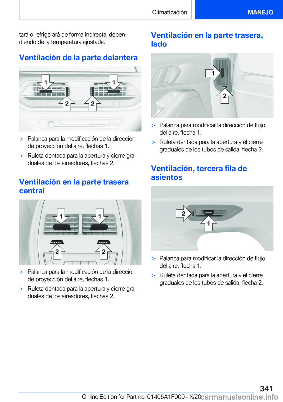 BMW X7 2021  Manuales de Empleo (in Spanish) �t�a�r�