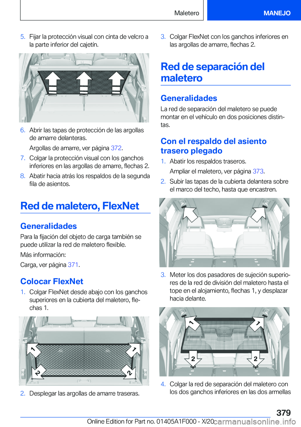 BMW X7 2021  Manuales de Empleo (in Spanish) �5�.�F�i�j�a�r��l�a��p�r�o�t�e�c�c�i�